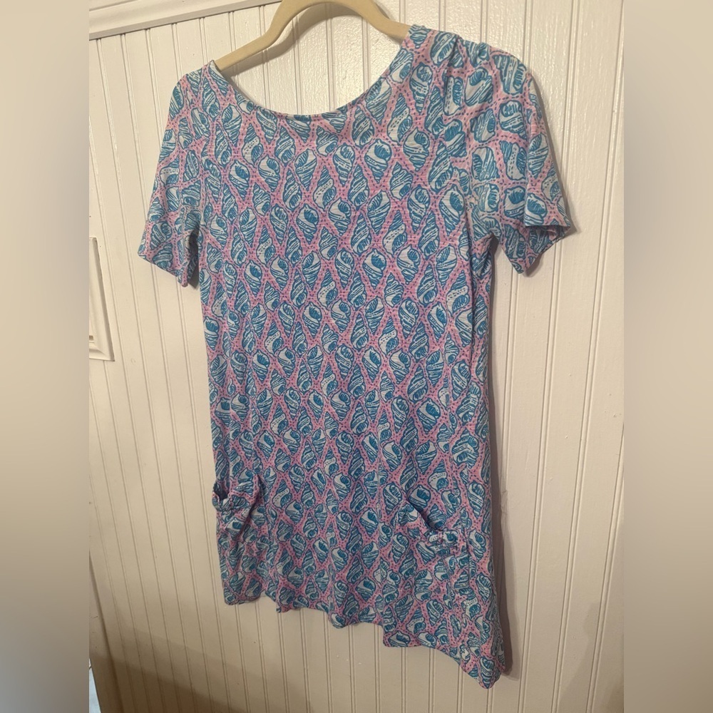 Lilly Pulitzer Girls Seashell XL Dress with Pockets